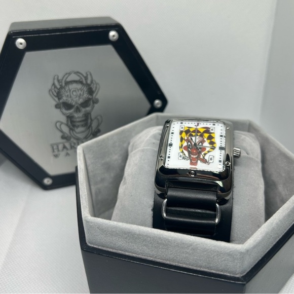 Steve Soffa Limited Edition Hardcore Watch Jokerface leather wristband boxed